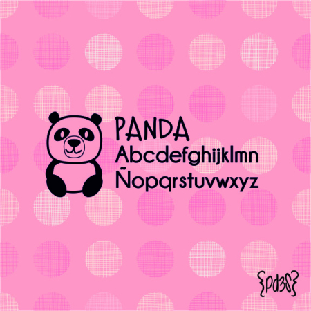 Par de 3 Studio sello marca ropa panda