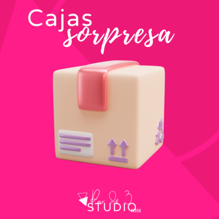 Par de 3 Studio caja sorpresa pequeña