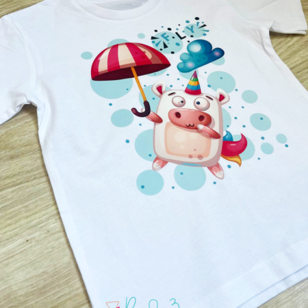 Par de 3 Studio camiseta unicornio fly