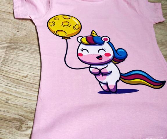 Par de 3 Studio camiseta unicornio