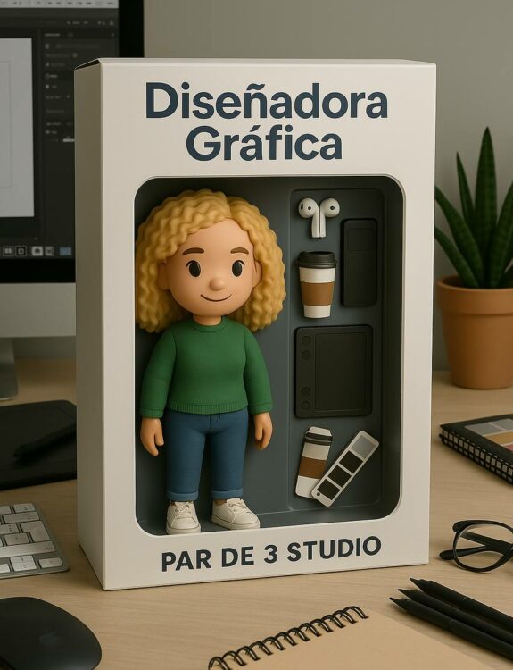 Par de 3 Studio imagen IA