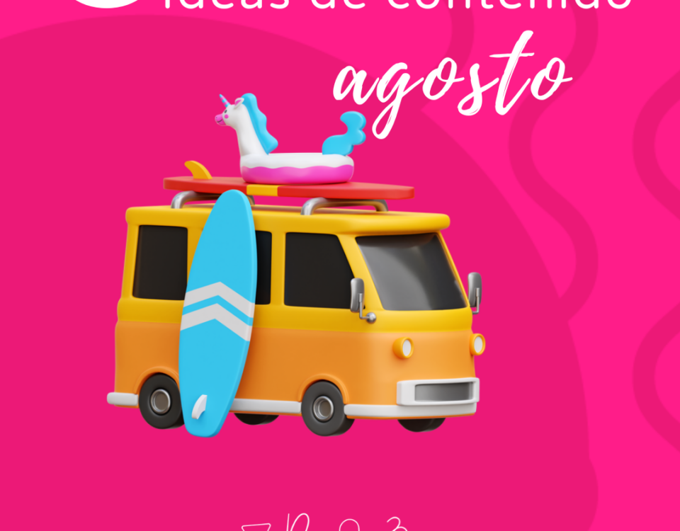 Par de 3 Studio Calendario contenidos agosto 2025