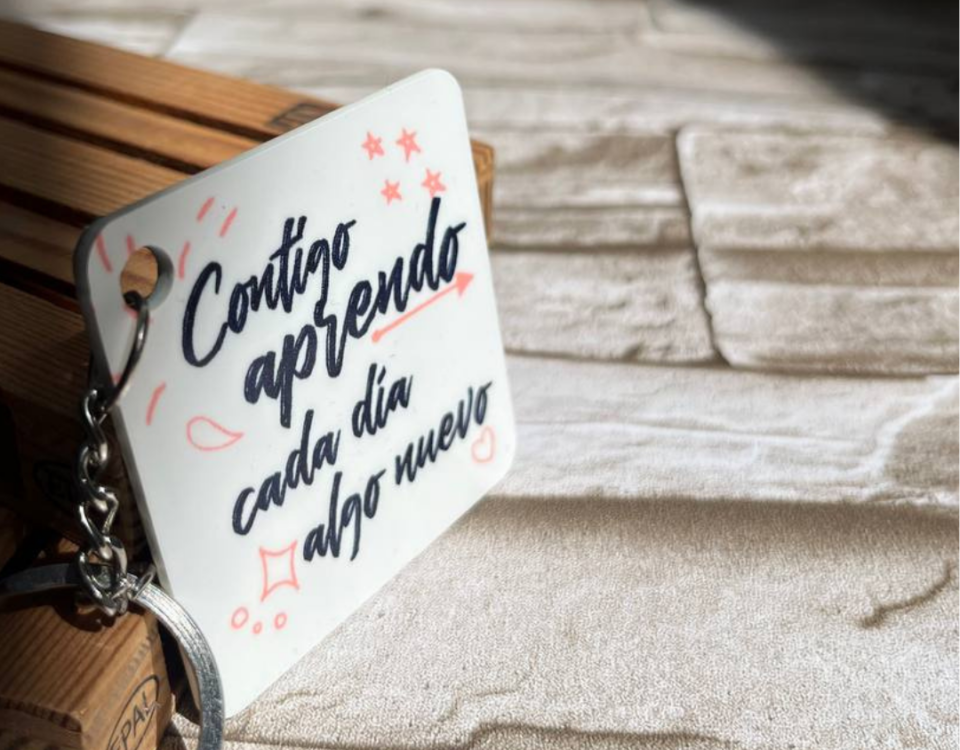 Par de 3 Studio llavero personalizado