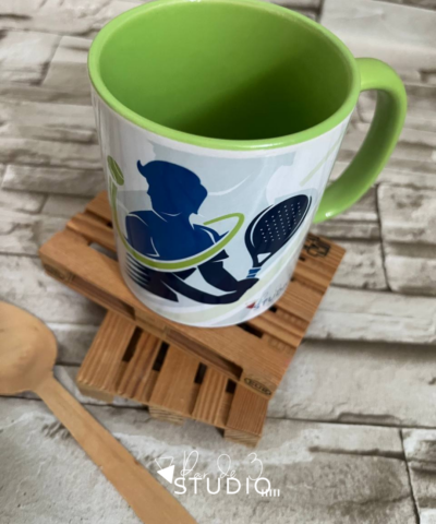 Par de 3 Studio taza personalizada