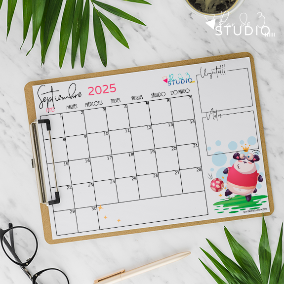 Par de 3 Studio Mensuario septiembre 2025