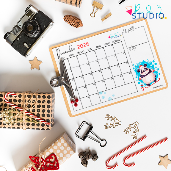 Par de 3 studio mensuario diciembre 2025